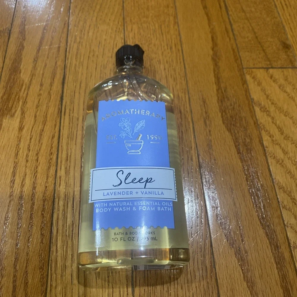 Bath & Body Works Body Wash Foam Bath Aromatherapy Sleep‎ Lavender Vanilla 10 oz